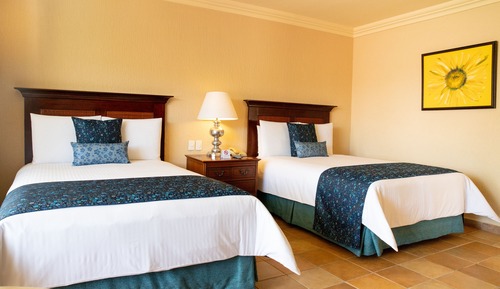 Elite Room, 2 Double Beds, Garden View