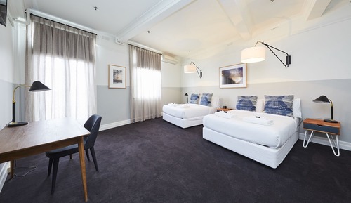 Family Room with Shared Bathroom