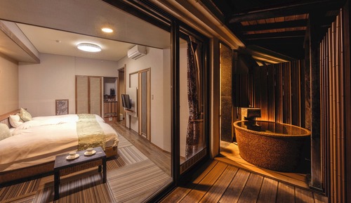 high floorTwinRoom with open-air baths Non-Smoking