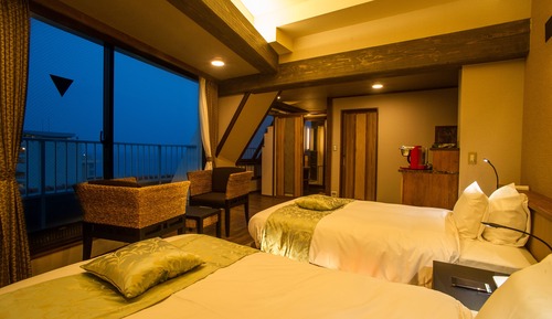 Twin Room with out Hot spring, Non Smoking