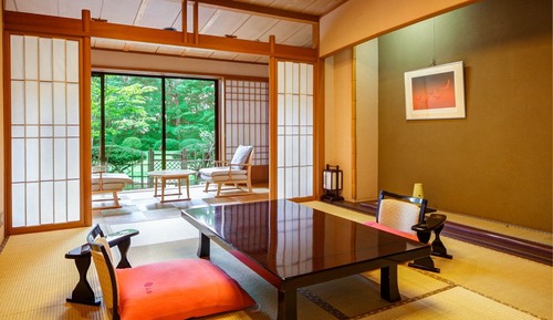 Japanese Style Room with Open Air Bath