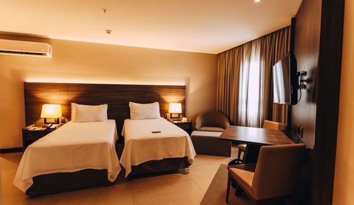 Standard Room, 2 Twin Beds, Sea View