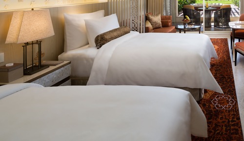 Grand Deluxe Private Jacuzzi Room, 2 Single Beds, Resort View