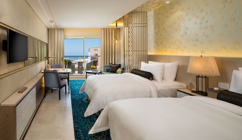 Deluxe Room, 2 Twin Beds, Sea View