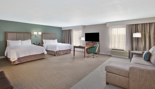 Studio, 2 Queen Beds, Non Smoking, Refrigerator & Microwave