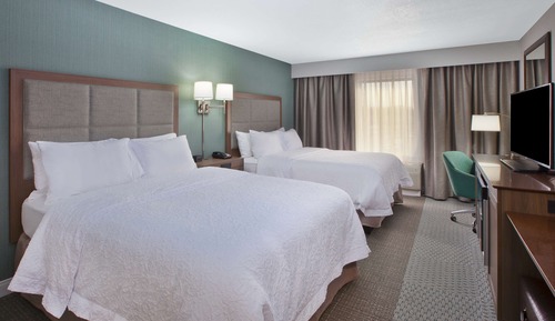Room, 2 Queen Beds, Non Smoking, Refrigerator & Microwave