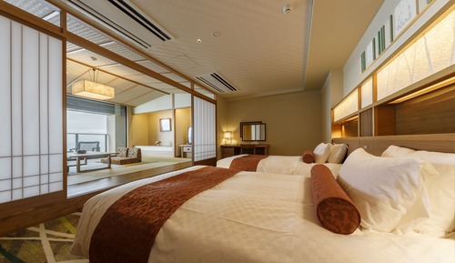 [Fujimitei / Ocean Front] Club Room with Terrace and Open Air Bath, Non Smoking