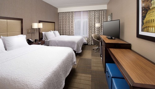 Room, 2 Queen Beds, Non Smoking, Refrigerator & Microwave