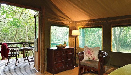 Luxury tented Accommodation twin
