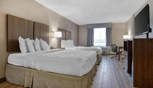 Queen Room with Two Queen Beds and Roll-In Shower - Disability Access