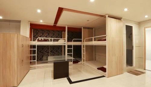 Bed in 4-Bed Female Dormitory Room