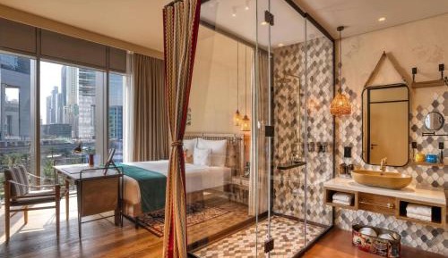 Medium Bedouin Room (Free Shuttle Service to DIFC, Kite Beach, and Dubai Mall)