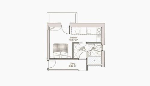 Apartment with Balcony