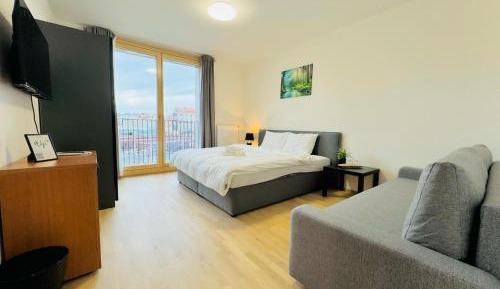Three-Bedroom Apartment with Balcony