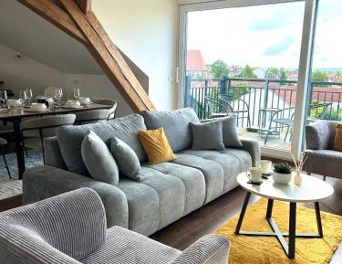 Three-Bedroom Premium Apartment with Balcony