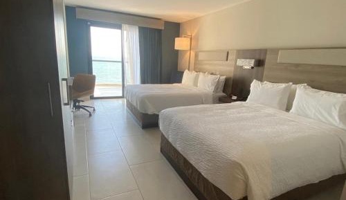 Standard Queen Room with Two Queen Beds and Balcony - Ocean View