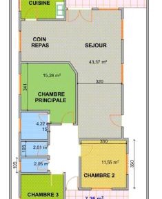 Three-Bedroom Apartment