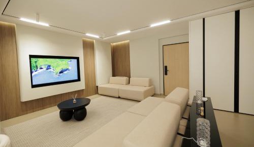 Two-Bedroom Apartment with Balcony and Sea View