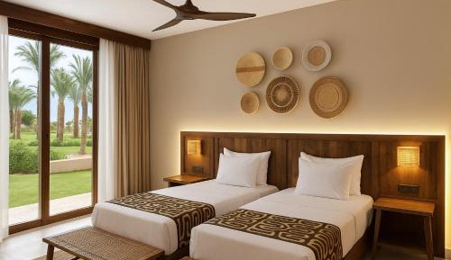  Superior, King Bed or Twin Beds, Garden View