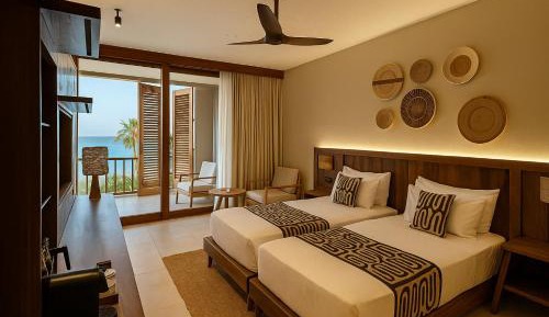 Deluxe, King Bed or Twin beds , Ocean View