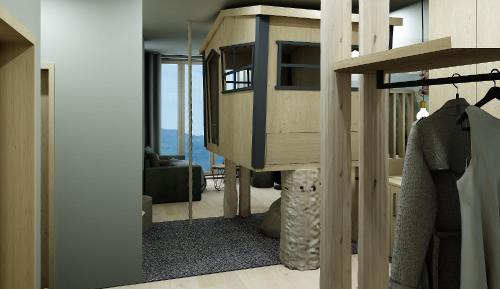 Family Room with Balcony