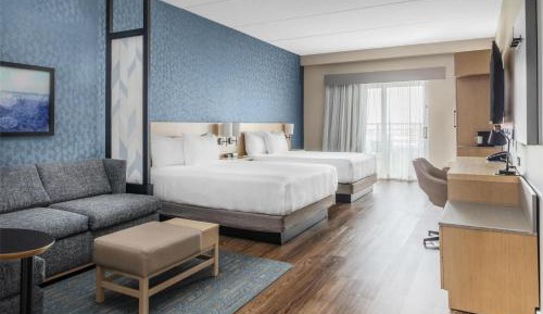 Queen Room with Two Queen Beds and Sofa Bed - Balcony/Mobility Accessible