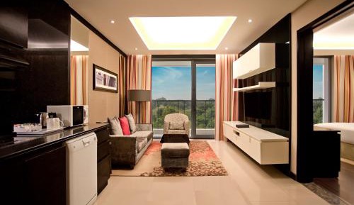 Two-Bedroom Suite with Balcony and Kitchenette
