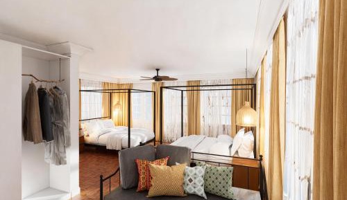 One-Bedroom Apartment with Garden View