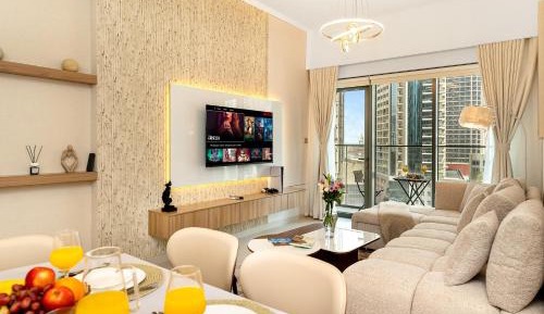 One-Bedroom Apartment with Balcony and City View