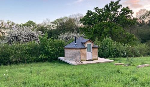 Cabin with meadow view