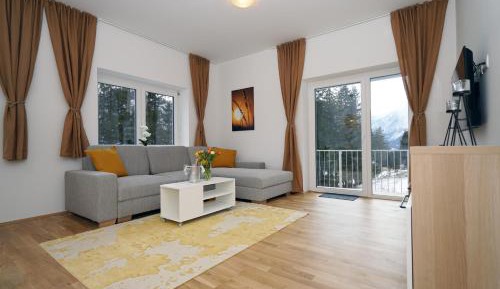 One-Bedroom Apartment with Balcony and Mountain View  