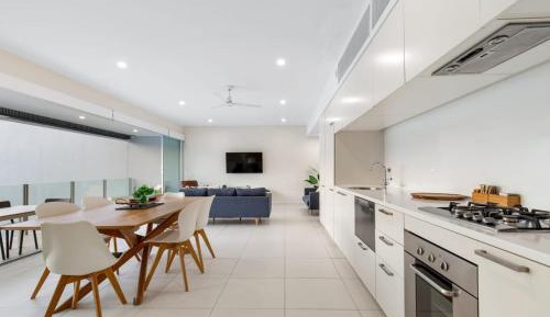 Three-Bedroom Apartment with Pool View