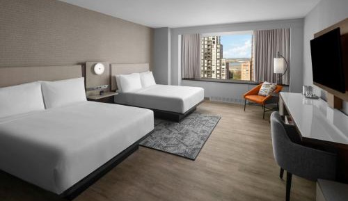 Queen Room with two queen beds - high floor