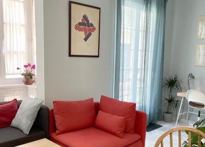 Two-Bedroom Apartment with Balcony