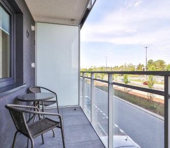 Studio with Balcony