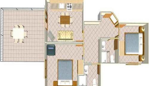 Apartment (4 Adults + 2 Children)