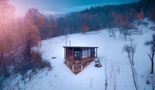 Family Room with Mountain View