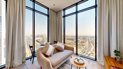 One-Bedroom Apartment with Balcony and City View
