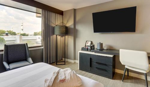 Queen Room with Two Queen Beds and Rocket View