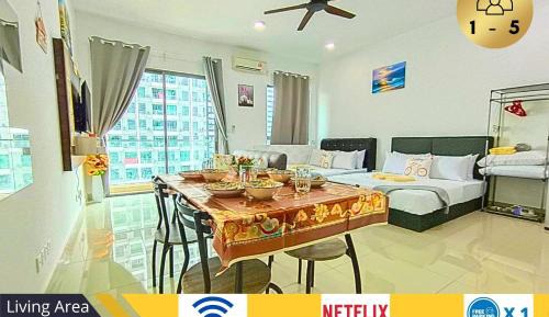 One-Bedroom Apartment with Balcony