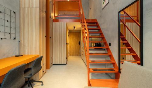 Studio Apartment with Balcony