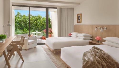 Deluxe Terrace, Guest room, 2 Queen, City view, Balcony