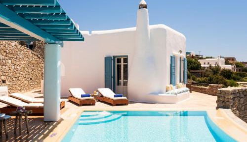 Villa Elpida with Private Pool & Sunset View