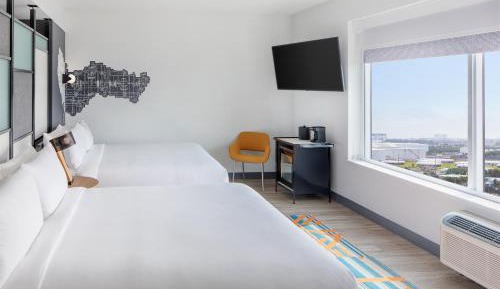 Large Queen Room with Two Queen Beds and City View