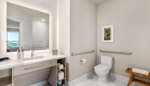 Standard Queen Room with Two Queen Beds and Mobility Accessible Roll-In Shower