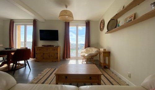 One-Bedroom Apartment with Balcony and Water View