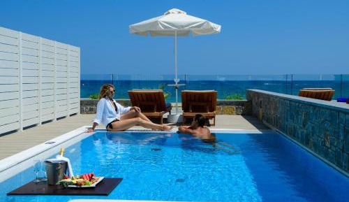 Deluxe Bungalow Suite Artemis-Open Plan Beach Front with Private Pool