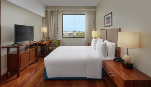 Two-Bedroom Suite with Kitchenette and Pool View
