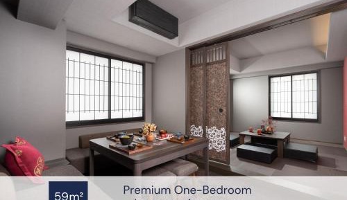 Premium One-Bedroom Japanese Apartment