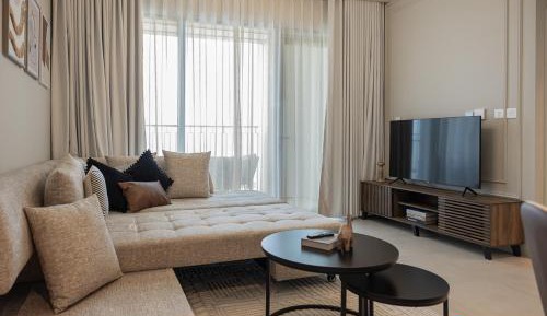 One-Bedroom Apartment with Balcony and City View